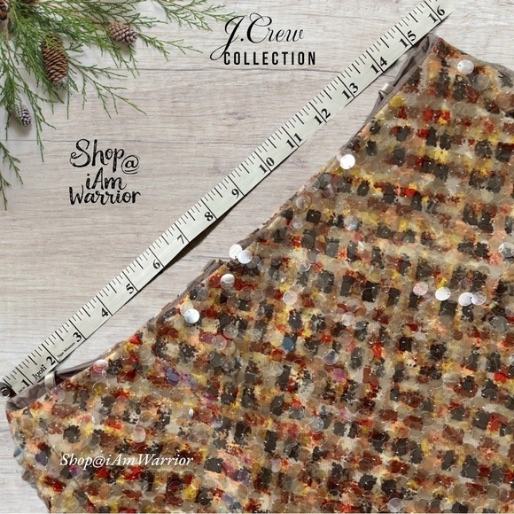J.Crew Collection RARE NWT paillettes embellished mini skirt *shop@iamwarrior - Picture 10 of 13